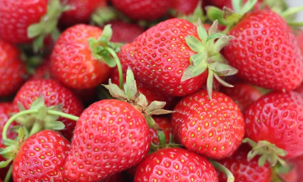 suco de abacaxi com morango