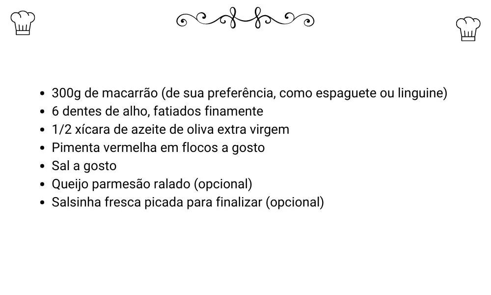 Como fazer Macarrão Alho e Óleo -Receita Simples e Deliciosa