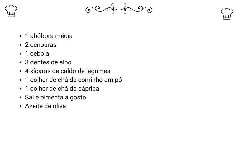 Sopa de Abóbora Assada
