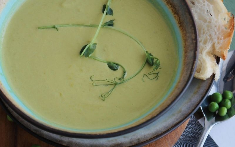 Sopa de Ervilha com Batata e Cenoura